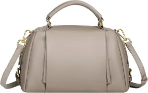 Over Earth Genuine Leather Crossbody Bags for Women Soft Top Handle Shoulder Purse and Handbag
