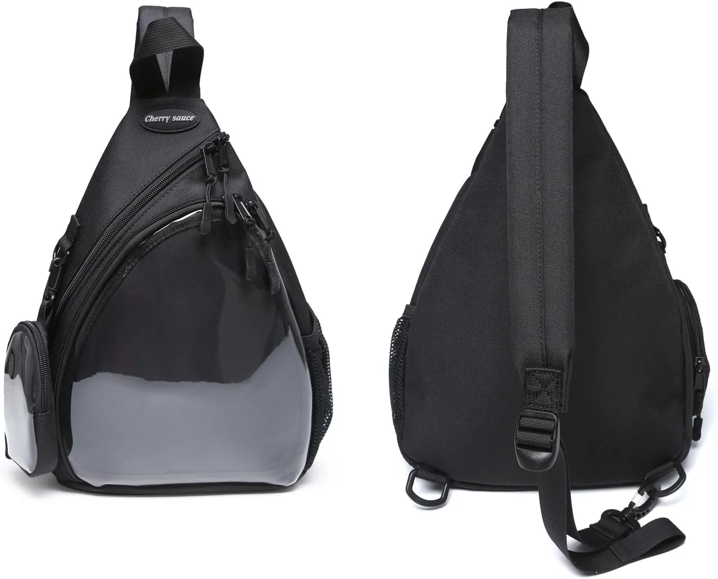 Oxford Ita Bag Kawaii Pin Display Chest Pack Single Shoulder Bag Sport Backpack Hiking Daypack, Large