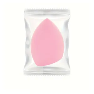 Pack pink makeup sponge Beauty Egg Makeup Puff multi-shape sponge, portable individually packaged(Pink)