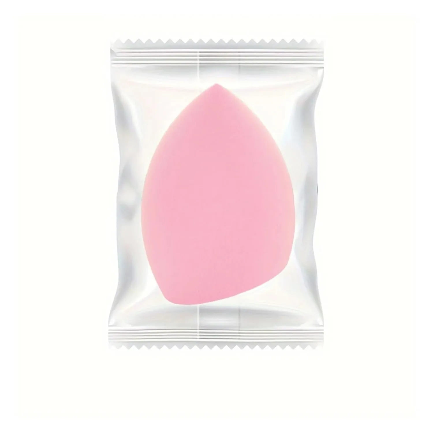 Pack pink makeup sponge Beauty Egg Makeup Puff multi-shape sponge, portable individually packaged(Pink)