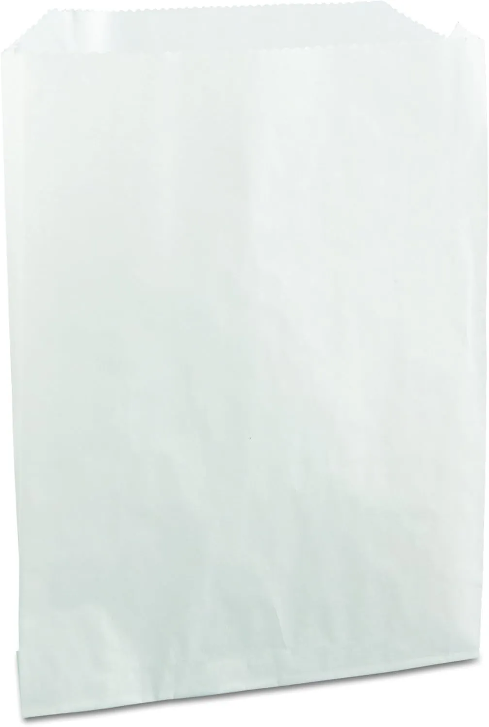 Packaging Dynamics Bagcraft 450019 PB19 Grease-Resistant Sandwich/Pastry Bags, 6 x 3/4 x 7 1/4, White (Case of 2000)
