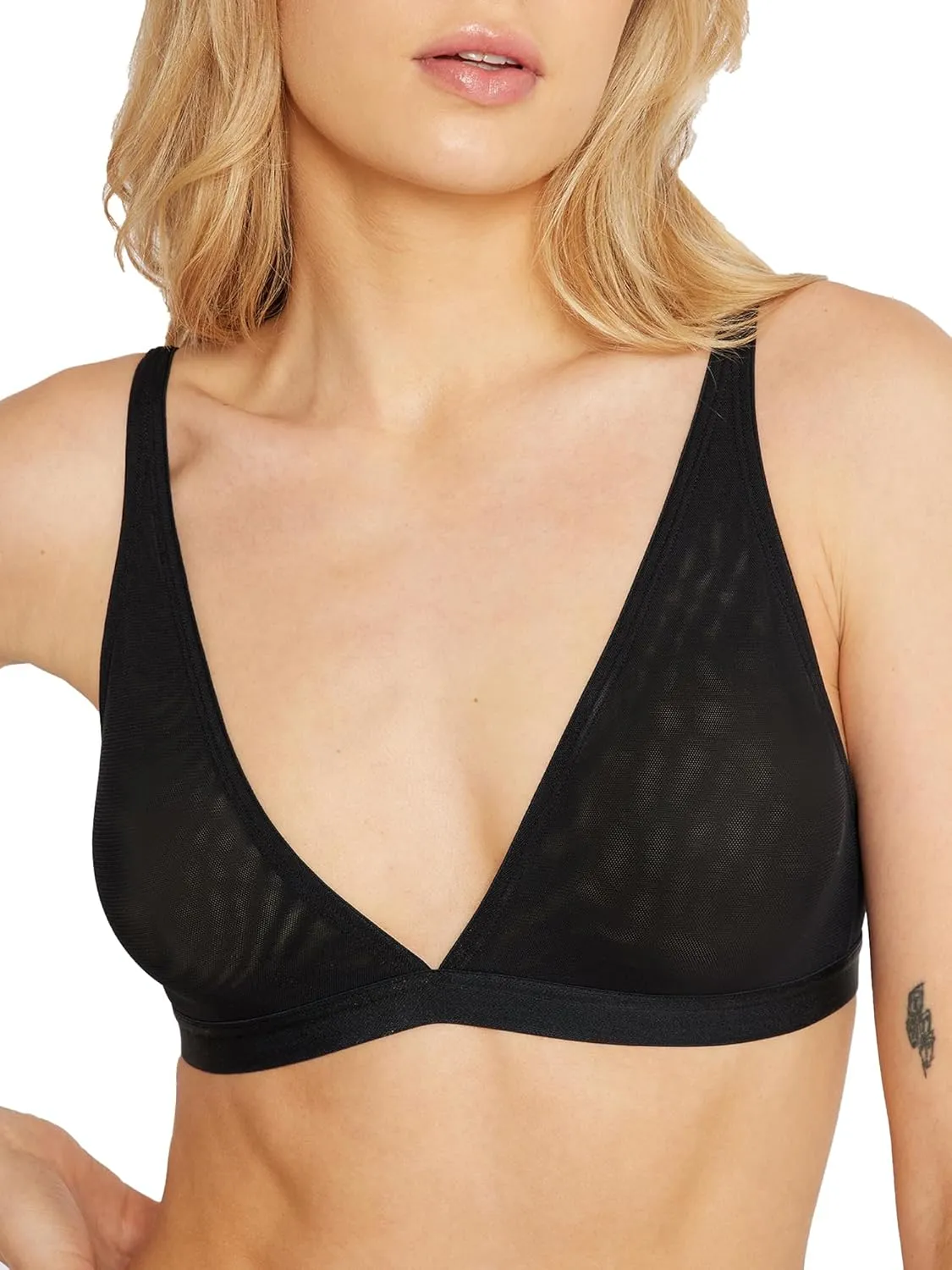 Parade Women's Silky Mesh Plunge Bralette: Available in Multi Packs