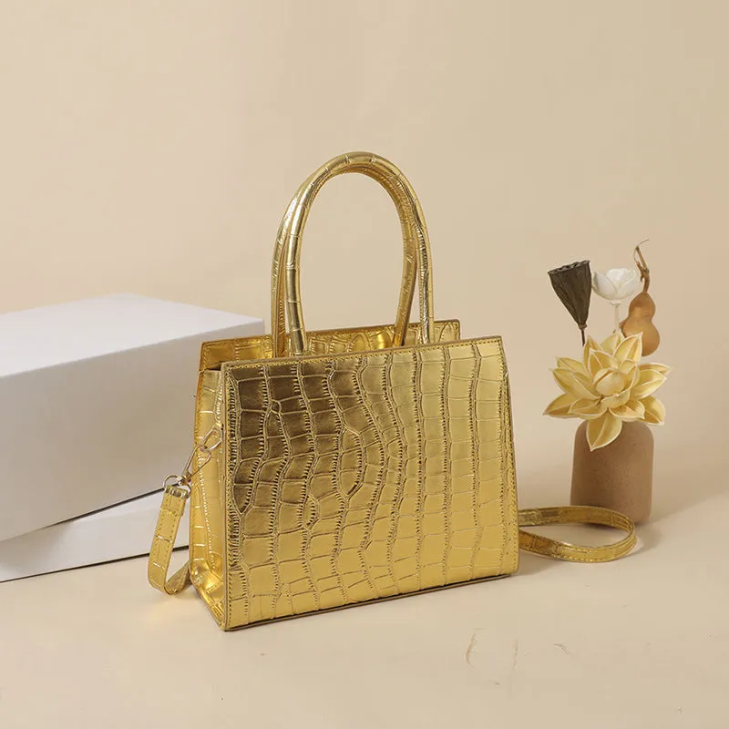 Pattern Fashion Portable Simplicity Retro Style Shoulder Bags