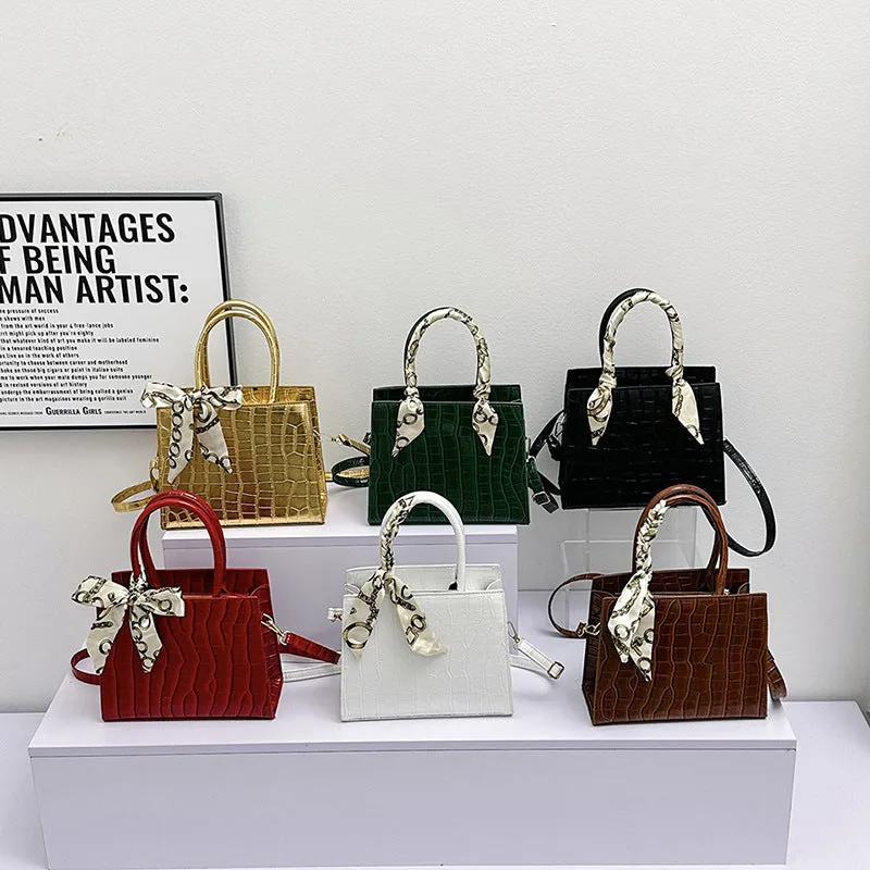 Pattern Fashion Portable Simplicity Retro Style Shoulder Bags