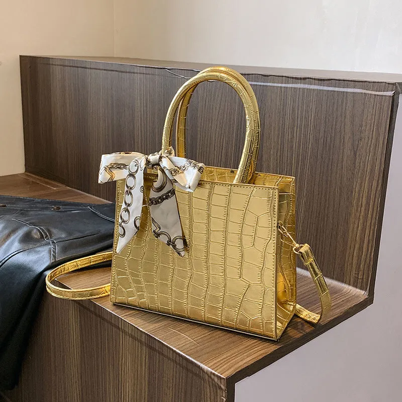 Pattern Fashion Portable Simplicity Retro Style Shoulder Bags