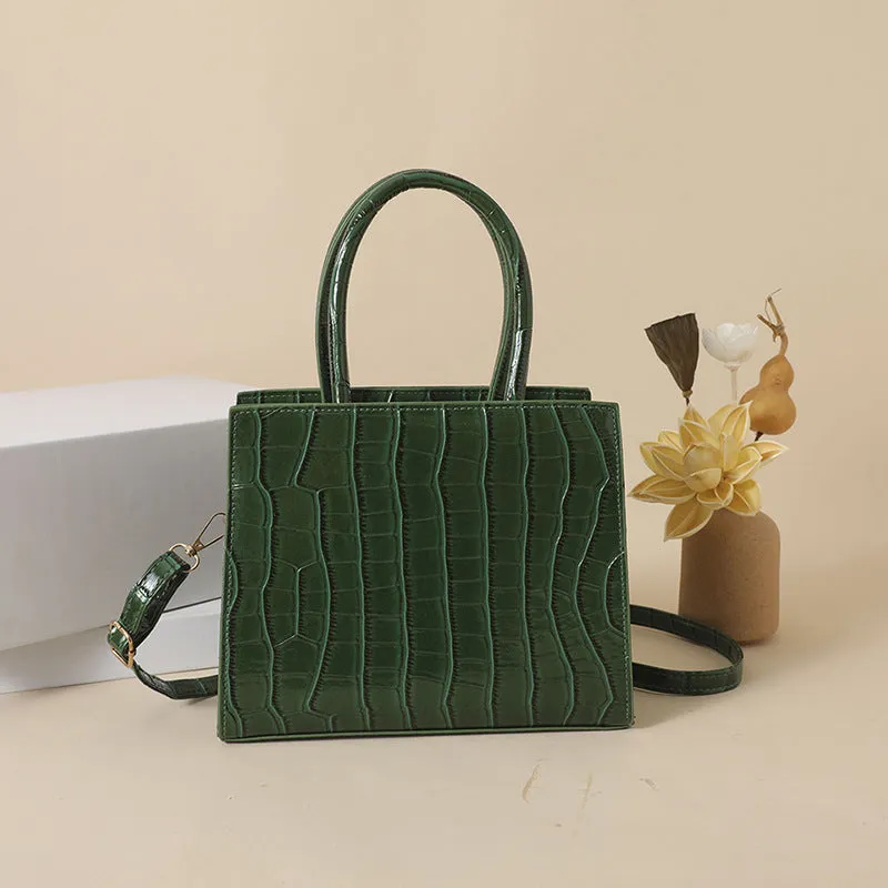 Pattern Fashion Portable Simplicity Retro Style Shoulder Bags