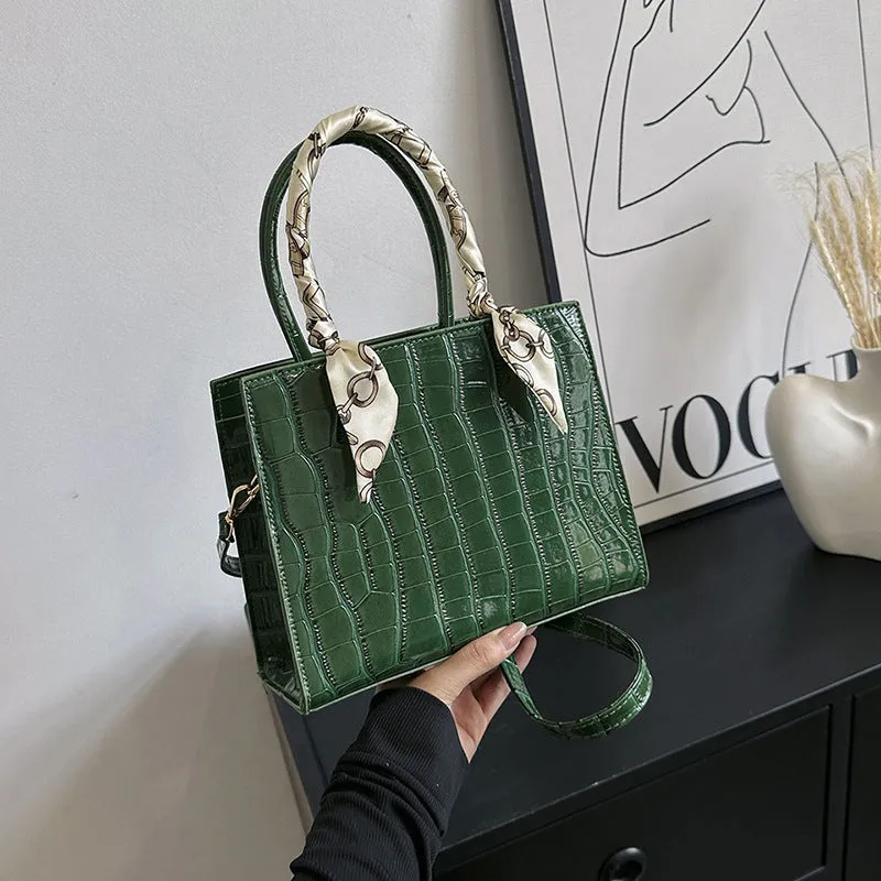 Pattern Fashion Portable Simplicity Retro Style Shoulder Bags
