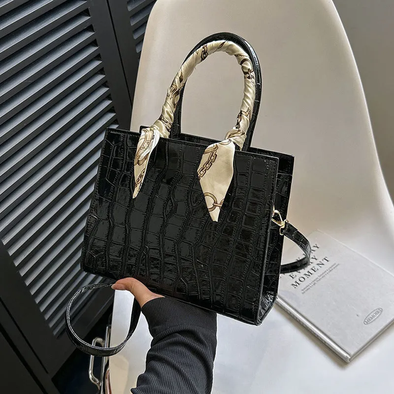 Pattern Fashion Portable Simplicity Retro Style Shoulder Bags