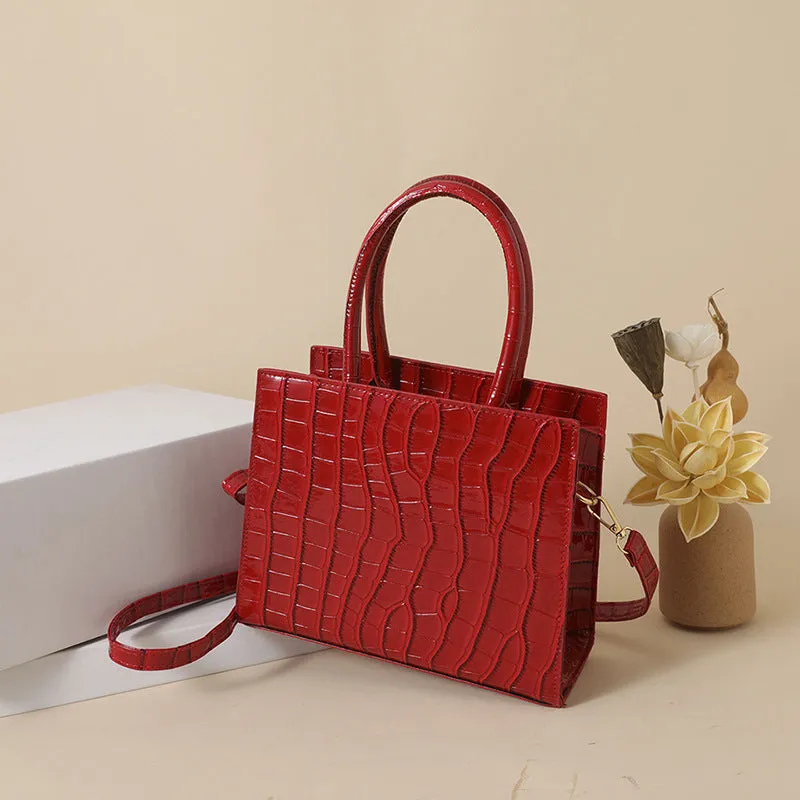 Pattern Fashion Portable Simplicity Retro Style Shoulder Bags