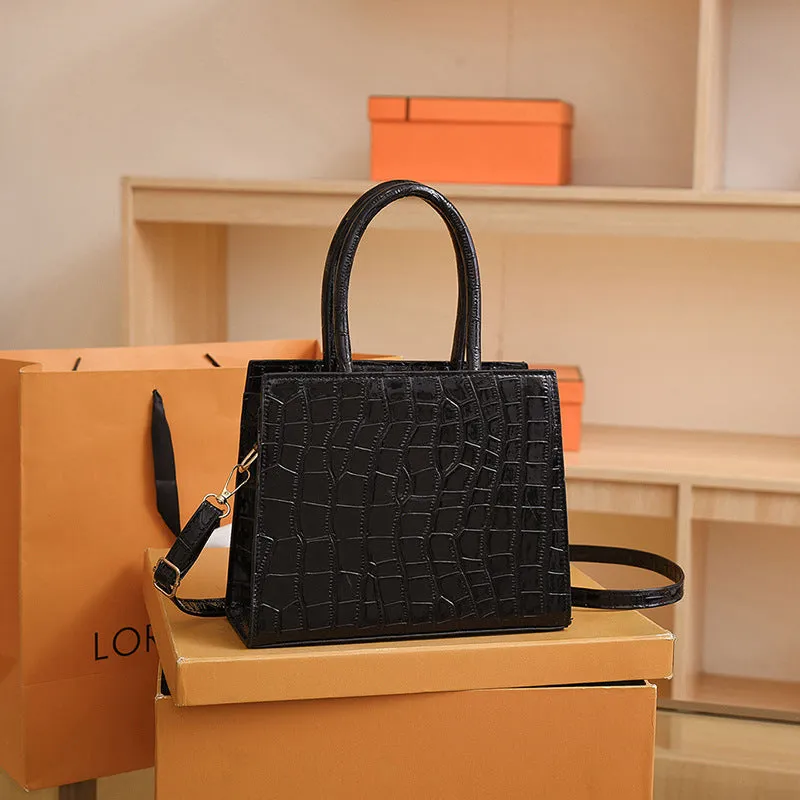 Pattern Fashion Portable Simplicity Retro Style Shoulder Bags