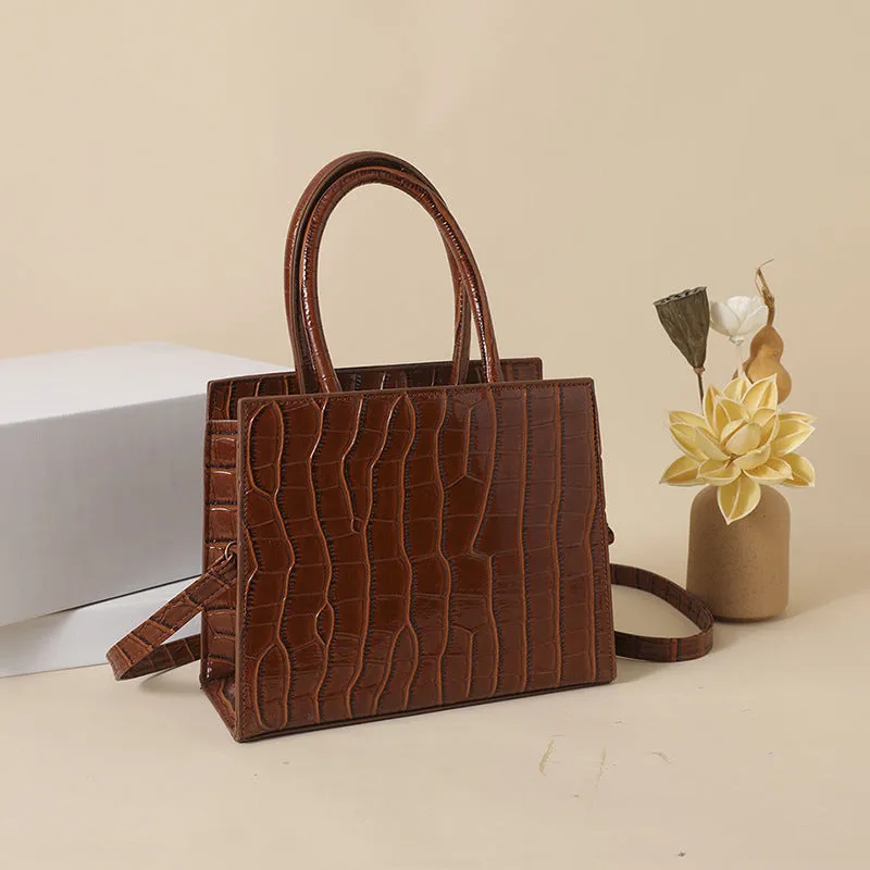 Pattern Fashion Portable Simplicity Retro Style Shoulder Bags