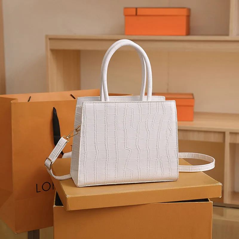 Pattern Fashion Portable Simplicity Retro Style Shoulder Bags