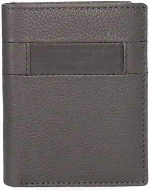 Pepe Jeans Checkbox Vertical Wallet with Coin Purse, One Size, Grey, One Size, Vertical Wallet with Coin Purse
