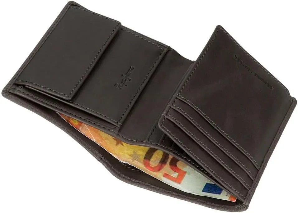 Pepe Jeans Checkbox Vertical Wallet with Coin Purse, One Size, Grey, One Size, Vertical Wallet with Coin Purse