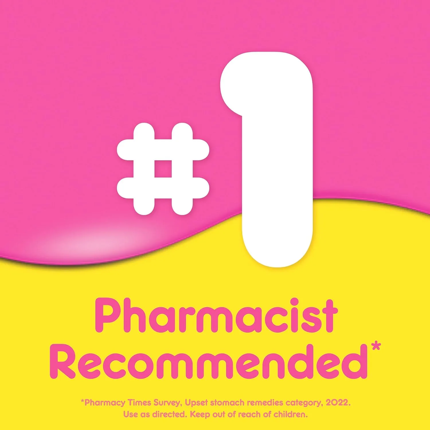 Pepto Bismol Chewable Tablets for Nausea, Heartburn, Indigestion, Upset Stomach, and Diarrhea Relief, Original Flavor, 90 Total (3 Packs of 30)