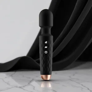 Personal Massager Women - Quiet Handheld 4-Hour Cordless Percussion Body Massager for Deep Back Relief, 8-Speed & 20-Mode