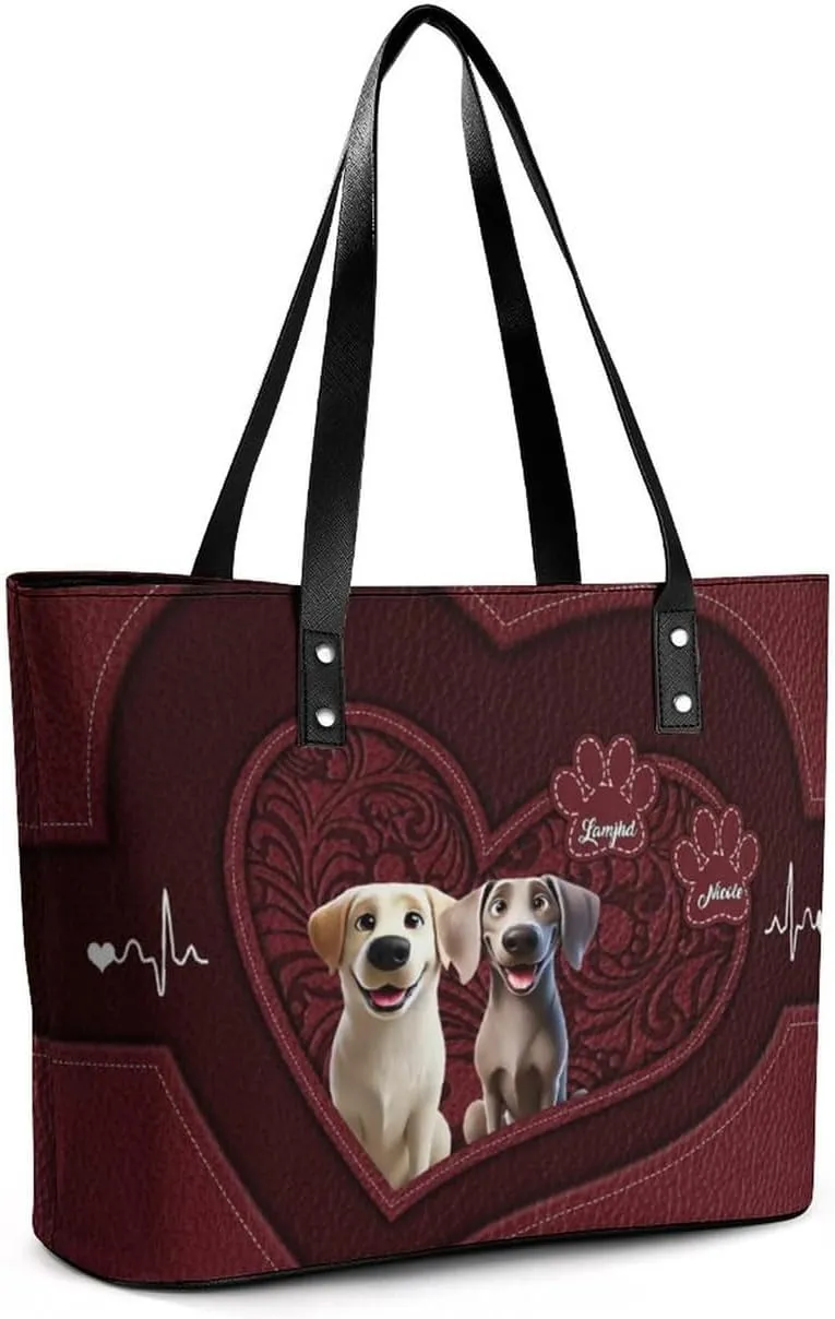 Personalized Mom Single Shoulder Bag Custom Name Grandmother Leather Handbag Loving Gift For Grandma Mother