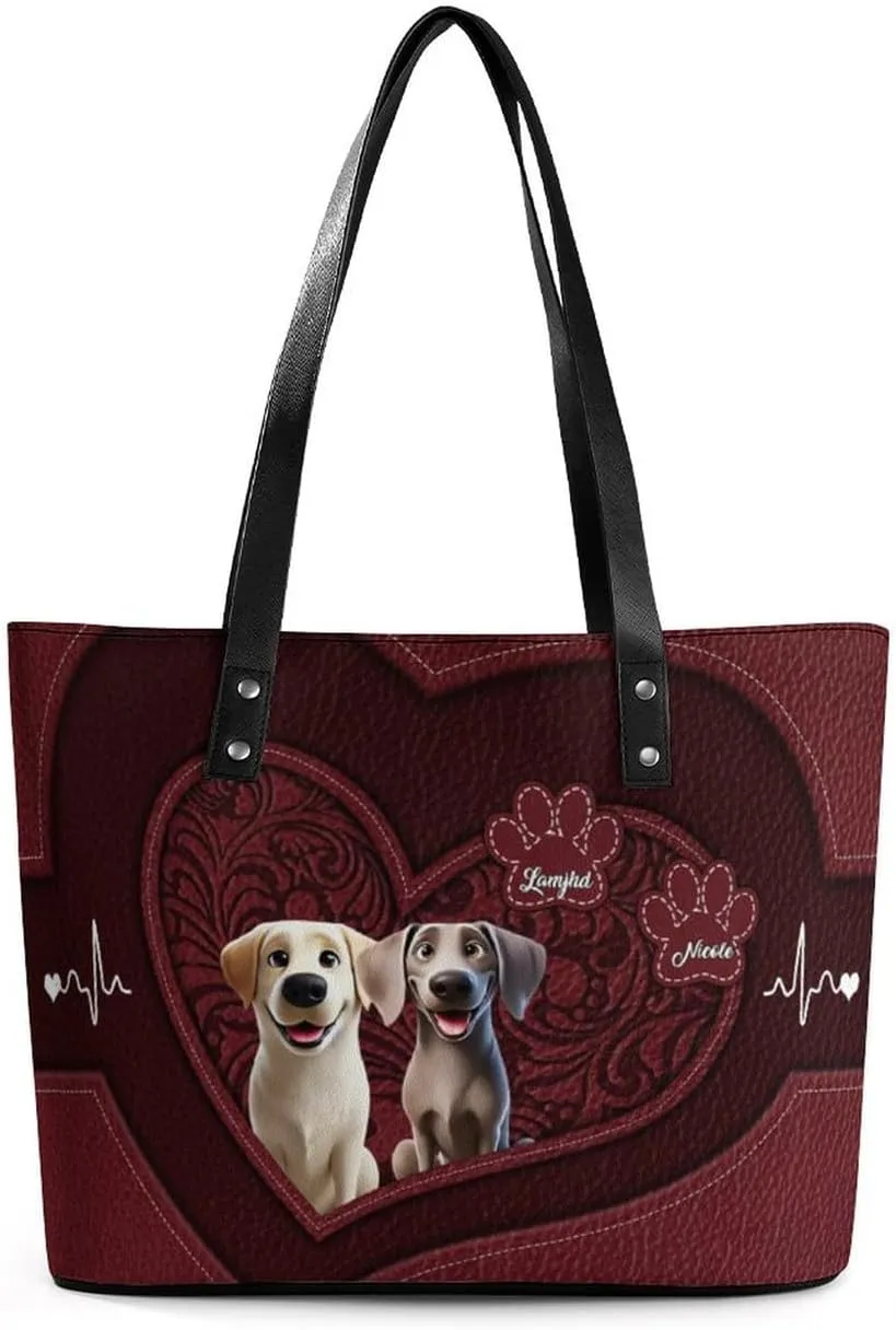 Personalized Mom Single Shoulder Bag Custom Name Grandmother Leather Handbag Loving Gift For Grandma Mother