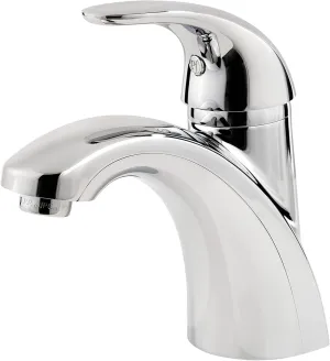 Pfister Parisa Bathroom Sink Faucet, Single Control, 1-Handle, Single Hole, Polished Chrome Finish, LF042PRCC