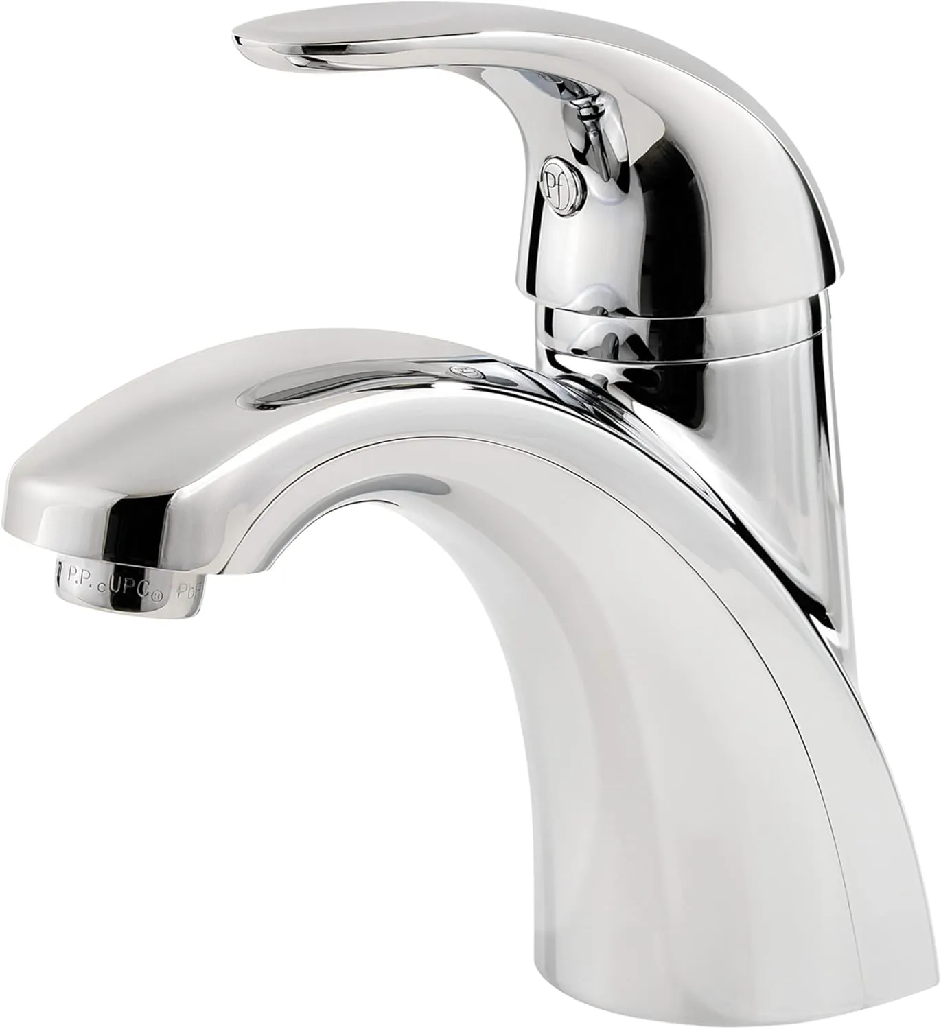 Pfister Parisa Bathroom Sink Faucet, Single Control, 1-Handle, Single Hole, Polished Chrome Finish, LF042PRCC