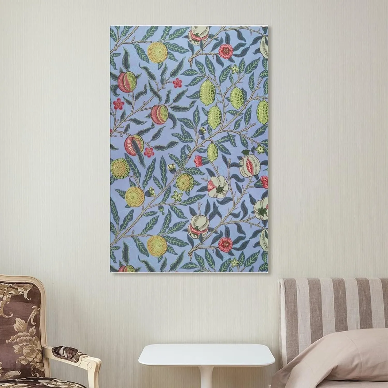 PICHU William Morris Posters Artist Artistic Photo Blue Buds Artworks Canvas Poster Room Aesthetic Wall Art Prints Home Modern Decor Gifts Framed-unframed 16x24inch(40x60cm)