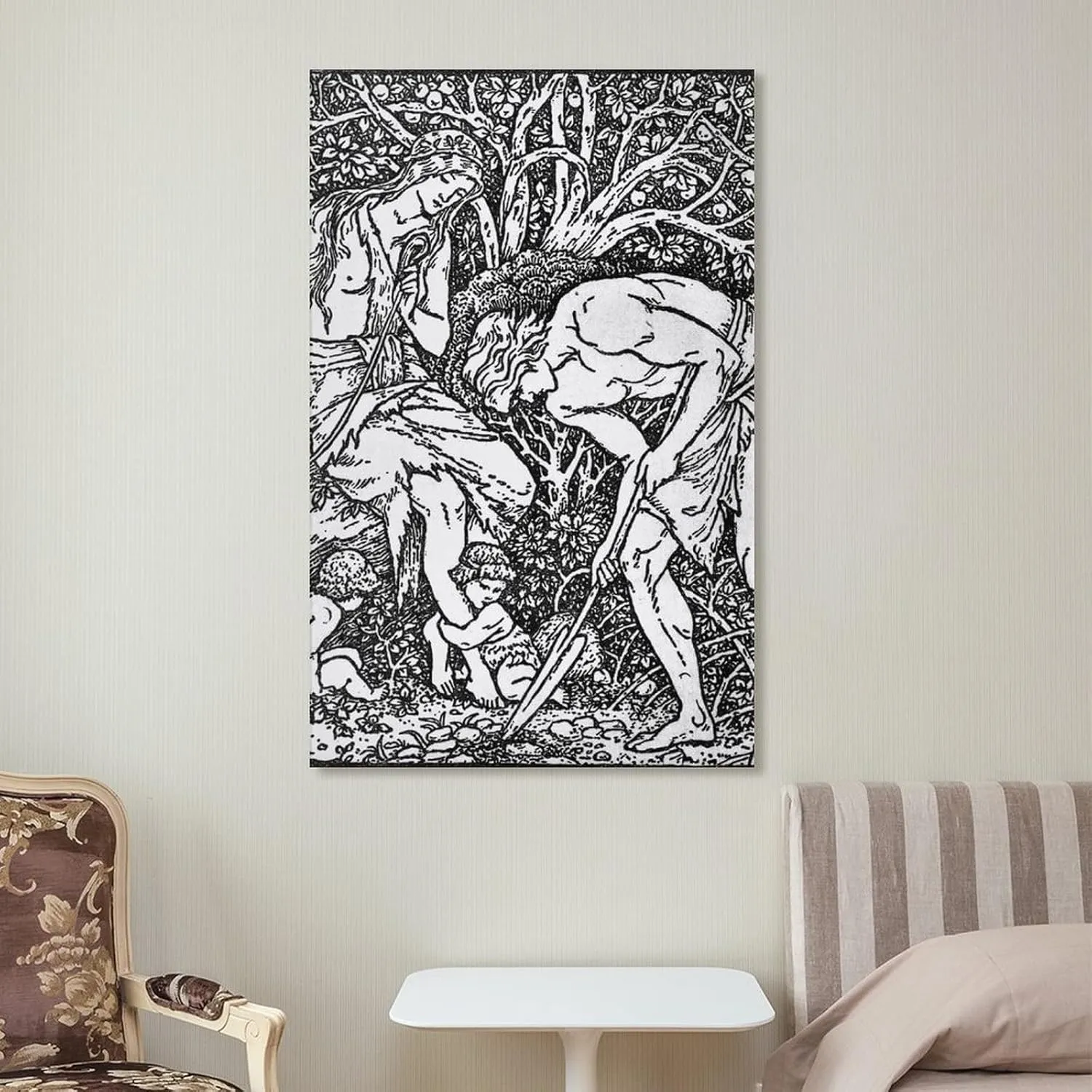 PICHU William Morris Posters Artist Artistic Photo Men And Women Picture Print Canvas Poster Wall Paint Art Posters Decor Modern Home Artworks Gift Idea 16x24inch(40x60cm), Unframe-style