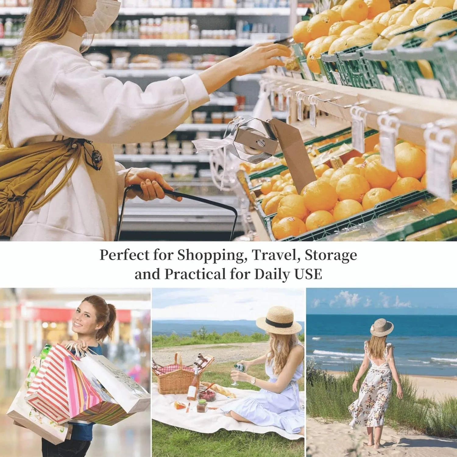 Pigment Print Tote Bag Shoulde Bag Handbag Grocery Bags Reusable For Office Shopping Travel Casual Work Holiday
