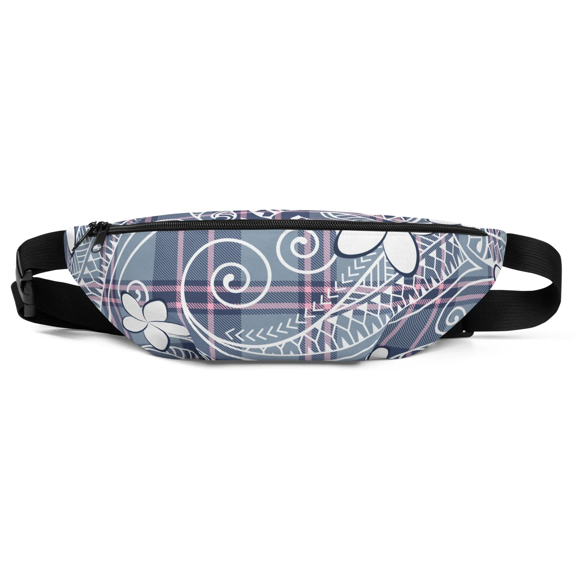 Plaid Plumeria Hip Pack