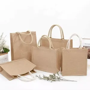 Plain Brandable Shopping Jute Bags