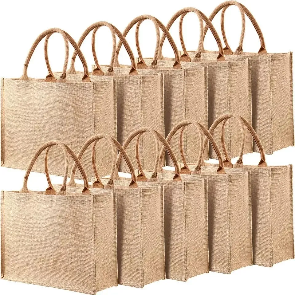 Plain Brandable Shopping Jute Bags