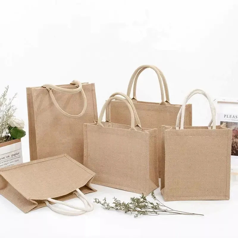 Plain Brandable Shopping Jute Bags