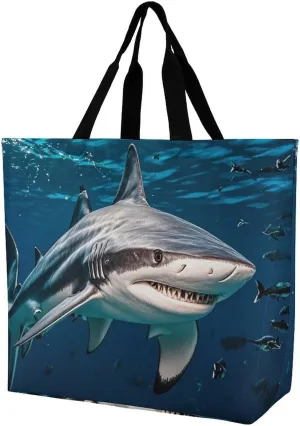 Poker Tournament Tote Bag for Women Reusable Grocery Shoulder Bags Shopping Bag for Travel, Groceries