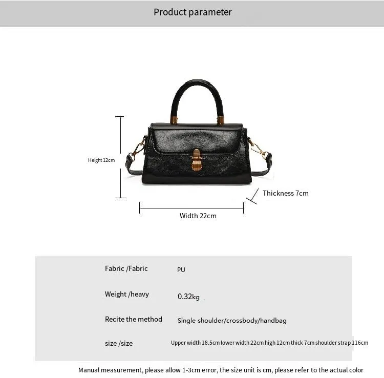 Popular handbags Women's crossbody purses Fashionable retro versatile single shoulder small square bags