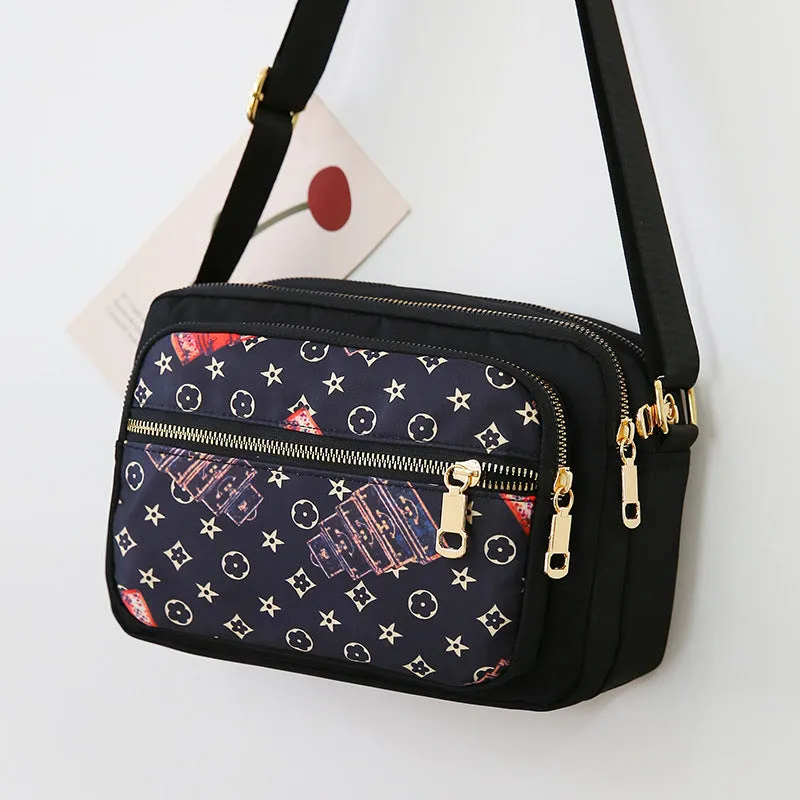 Popular Women's Graceful Fashion Nylon Cloth Crossbody Bags