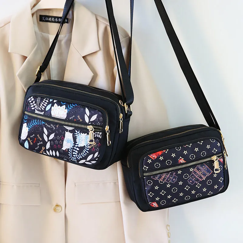 Popular Women's Graceful Fashion Nylon Cloth Crossbody Bags