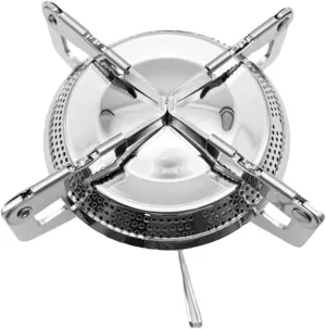 Portable Camp Stove Outdoor Cooking Stove Stainless Steel Single Burner for Camping Trekking