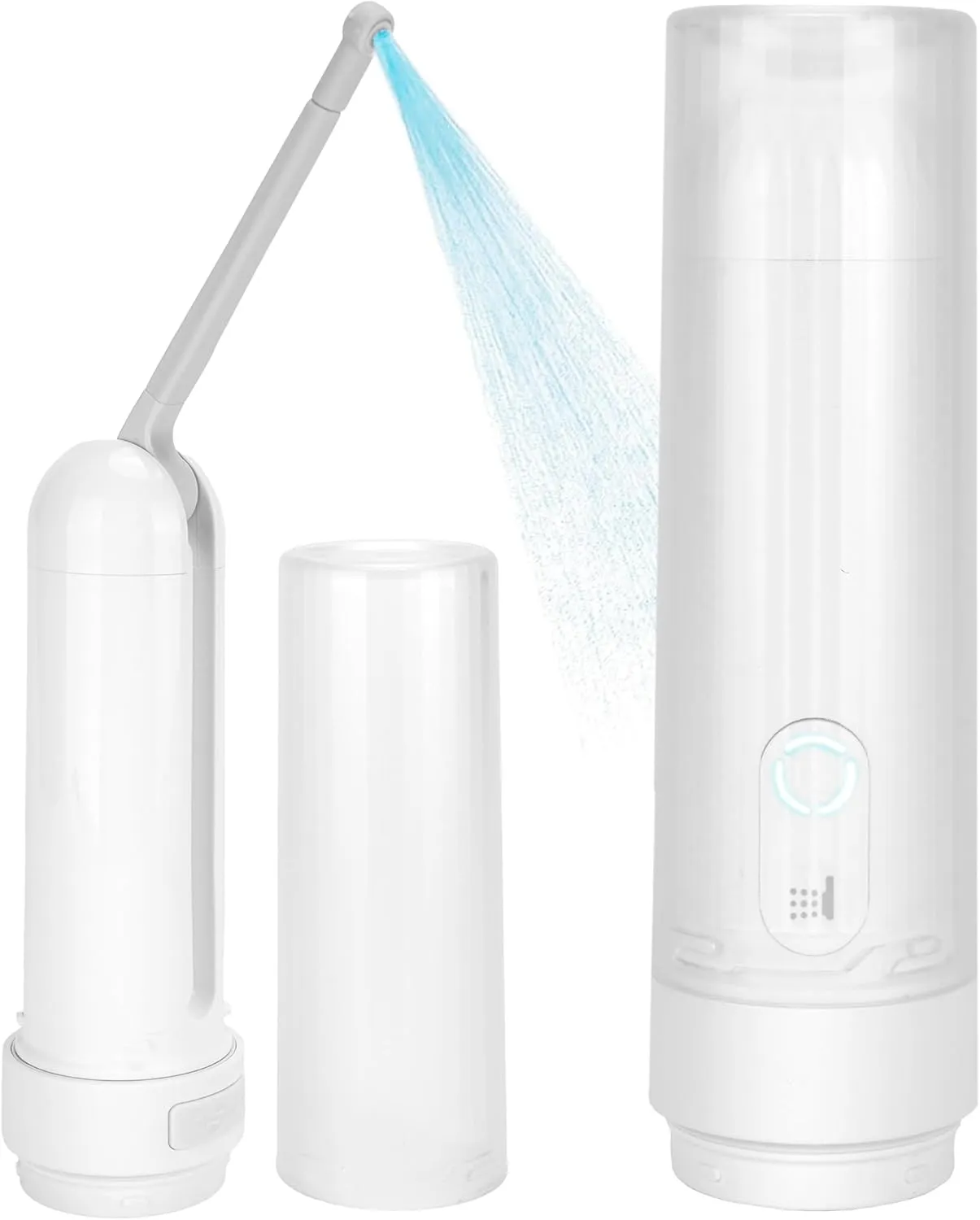 Portable Electric Travel Bidet Sprayer - High Pressure Electric Handheld Mini Foldable Water Spray - USB Rechargeable Compact Toilet Washer for Men Women Personal Hygiene with 3 Cleaning Modes