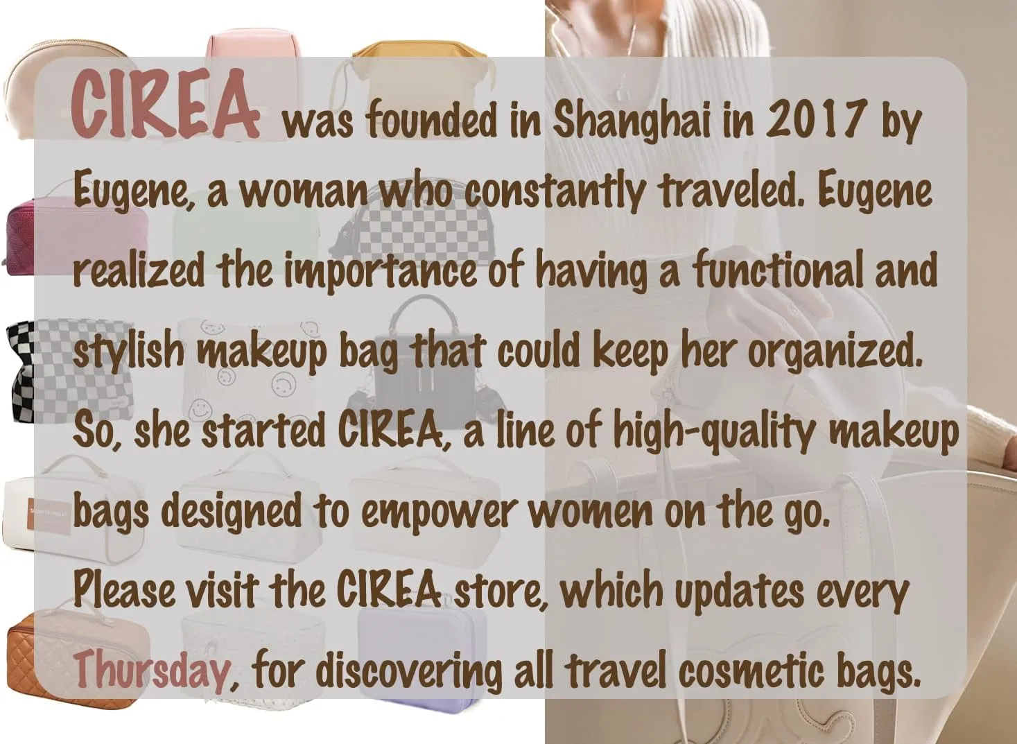 Portable Large Capacity Cosmetic Bag, Skincare Products, Makeup Brush Storage Bag, Double Layer Makeup Bag (Pink)