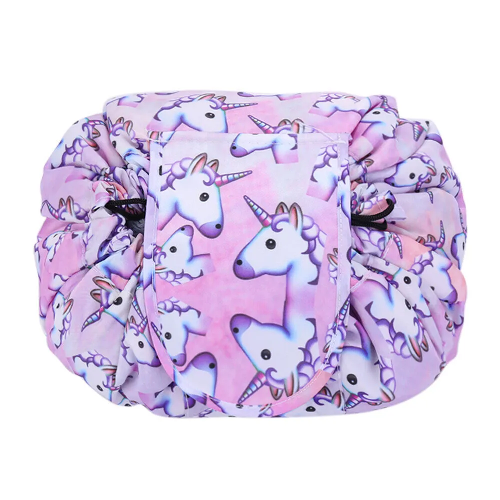 Portable Makeup Drawstring Bag Storage Magic Travel Pouch  Cosmetic Make-up Bags