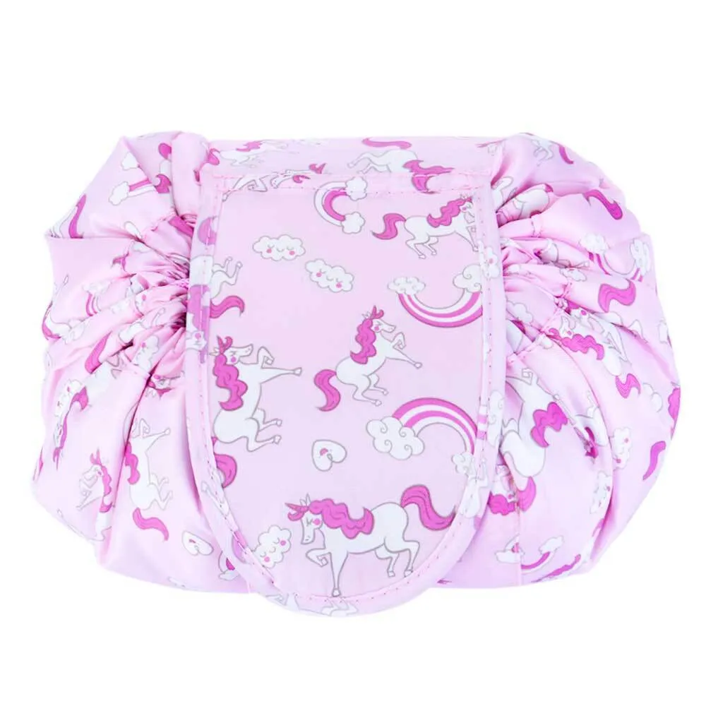 Portable Makeup Drawstring Bag Storage Magic Travel Pouch  Cosmetic Make-up Bags