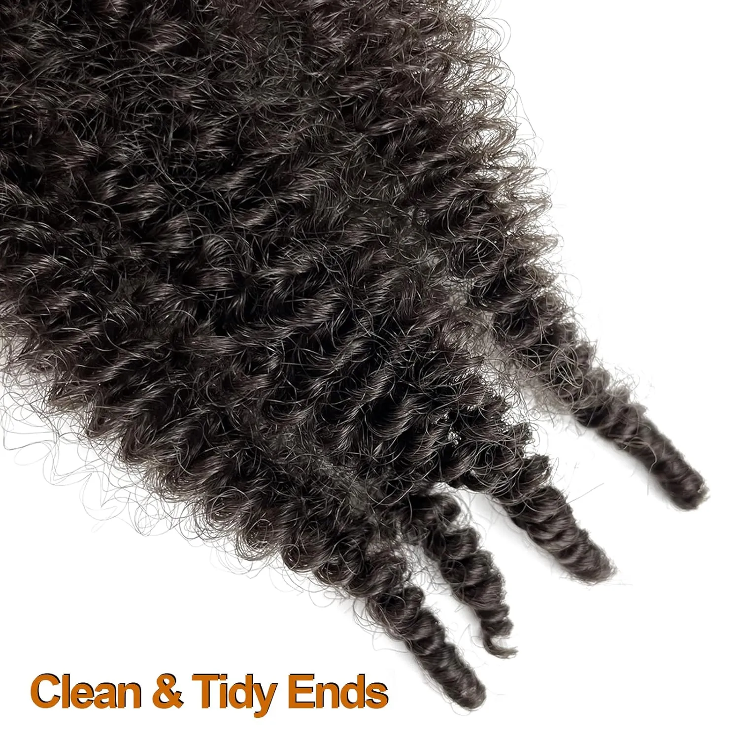 Pre-Fluffed Spring Twist Hair Color 4 Springy Afro Twist Hair 8 Packs Brown Marley Twist Braiding Hair for Distressed Butterfly Locs 16 Inch 4# Spring Twist Crochet Hair Extension (16in 8P 4#)…