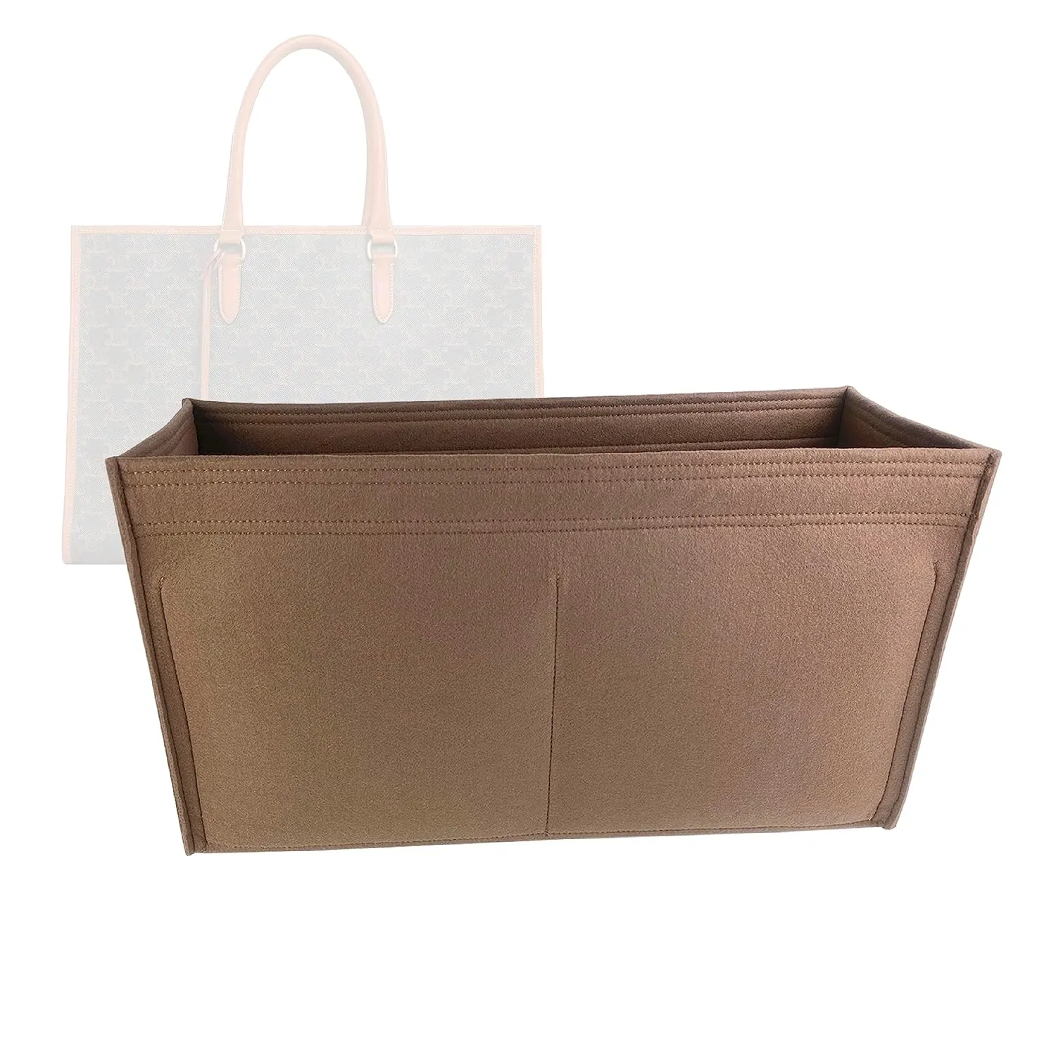Premium Bag Organizer for Celine Horizontal Cabas in Triomphe [Bag Length: 43cm] (197912) (Handmade/20 Color Options)