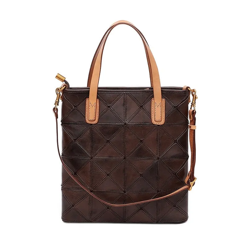Princess Leather Tote Bag