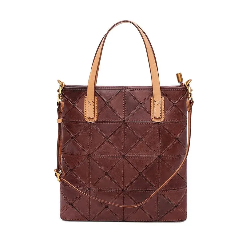 Princess Leather Tote Bag