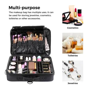 Professional Makeup Bag Portable Cosmetic Brush Organize Case Storage Box Travel