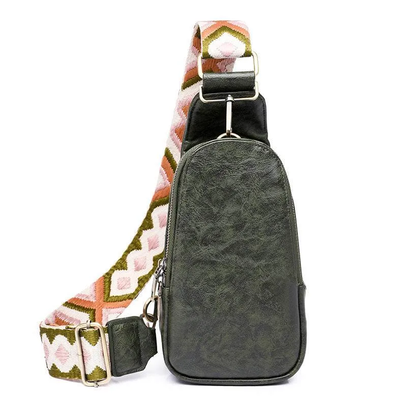 PU Leather Crossbody Bag