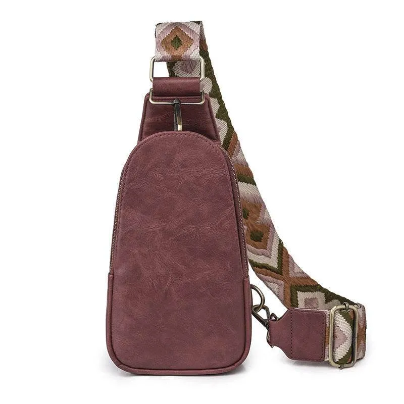 PU Leather Crossbody Bag
