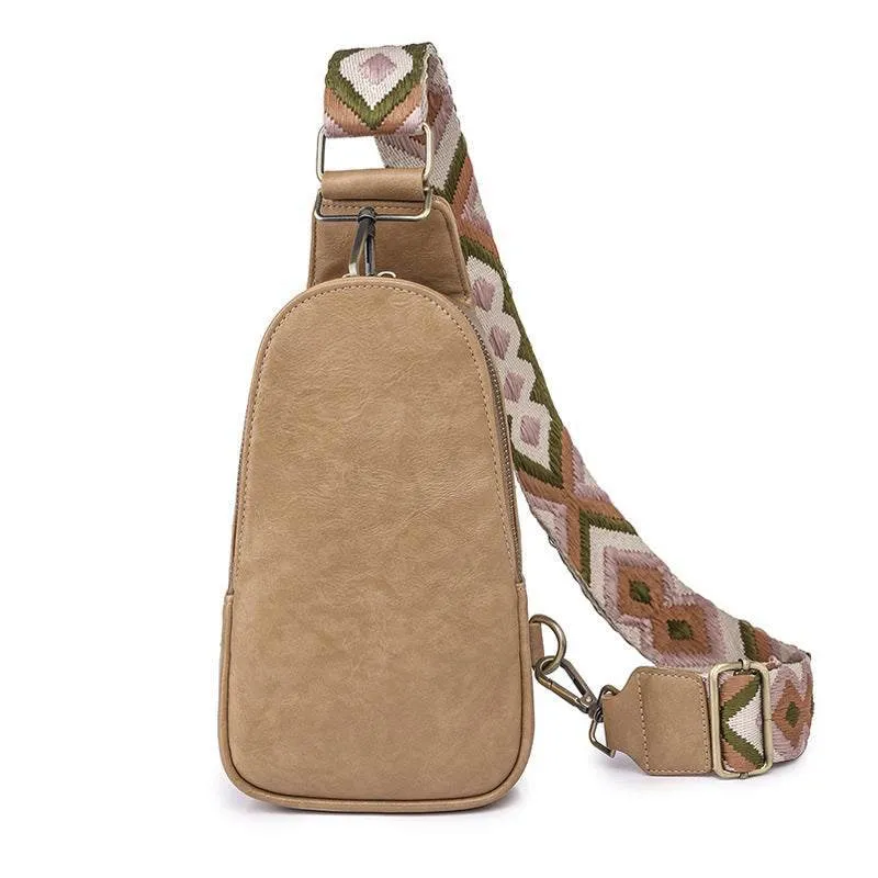 PU Leather Crossbody Bag