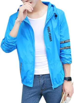 Rash Guards Men Super Thin Breathable Outdoor Coat Summer Students UV Protection Clothing