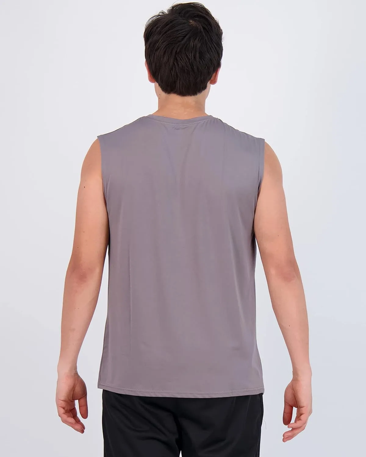 Real Essentials 3 & 5 Pack: Men's Dry-Fit Active Muscle Tank Top - Standard and Big & Tall Sizes (S-5XLT)